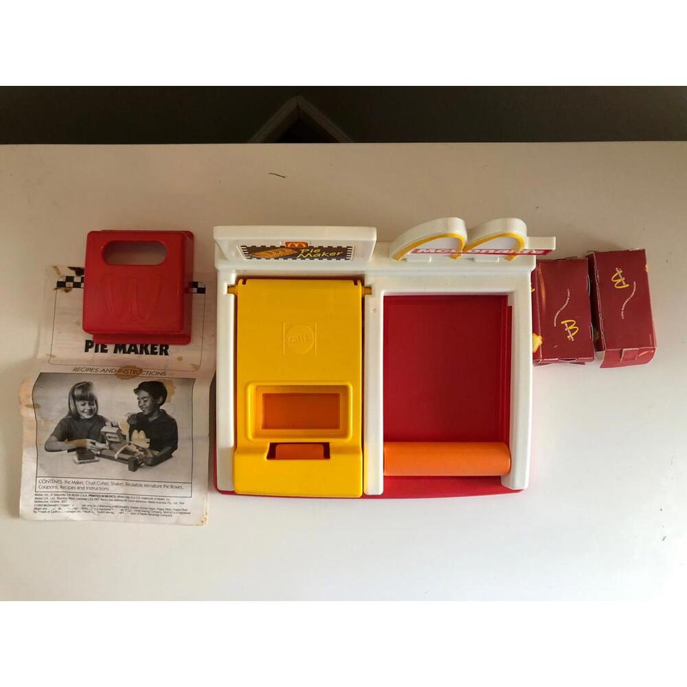 1993 Vintage McDonald's Mattel Lot; Fry, Pie, Nugget, Fountain, Hamburger. - Picture 6 of 15